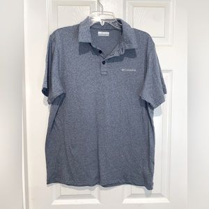 Columbia grey polo shirt. Size M